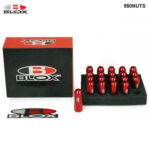 Blox Forged 7075 Aluminium Universal Racing Car Wheels Rims Lug Nuts M12X1.25 / M12X1.5,L : 60mm (20PCS/Set) 550NUTS - Image 6