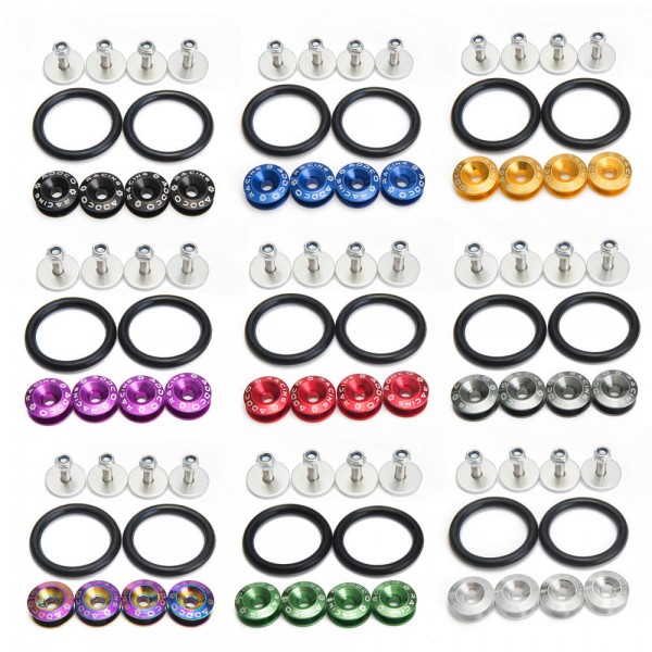 ad-dq002_2-1.jpg ADDCO 50PACKS/LOT JDM Aluminum Quick Release Fasteners Kit Fit FOR TRUNK/HATCH LIDS/BUMPER AD-DQ002