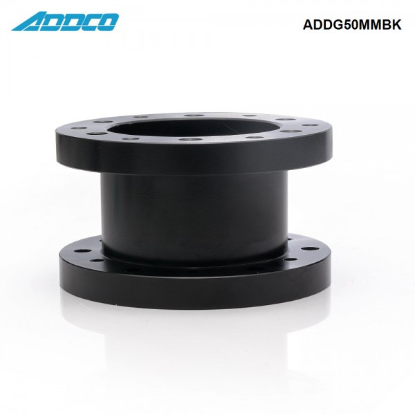 addg50mmbk_6-1.jpg ADDCO Aluminum Alloy 50mm Height Car Steering Wheel Hub Extension Adapter Spacer ADDG50MMBK
