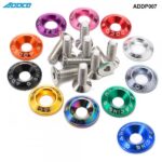 ADDCO Racing 10PC M6 CNC Billet Aluminum Fender Bumper Washer Bolt Engine Bay Dress Up Kit ADDP007 - Image 2
