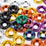 ADDCO Racing 10PC M6 CNC Billet Aluminum Fender Bumper Washer Bolt Engine Bay Dress Up Kit ADDP007 - Image 5
