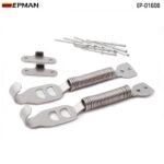 EPMAN Stainless Steel Car Racing Mount Bonnet Hook Pin Lock Kit Latch Spring Fastener EP-01608