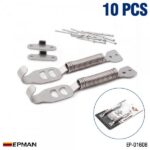 EPMAN Stainless Steel Car Racing Mount Bonnet Hook Pin Lock Kit Latch Spring Fastener EP-01608 - Image 5