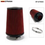 EPMAN Universal 76mm and 240mm height Cold Air Filter Work 76mm Air Intake EP-AF002G - Image 6