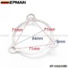 EPMAN -10PCS/LOT Fabberge 2.5" T3 3 Bolt Discharge Internal Wastegate Aluminum Gasket EP-CGQ105D