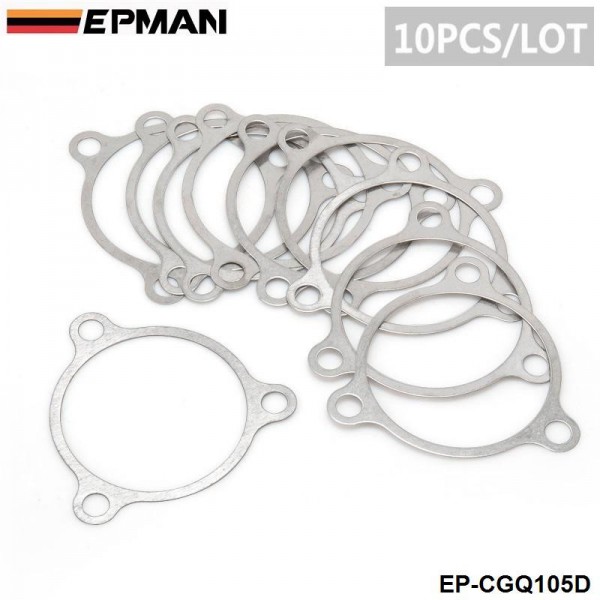 EPMAN -10PCS/LOT Fabberge 2.5" T3 3 Bolt Discharge Internal Wastegate Aluminum Gasket EP-CGQ105D