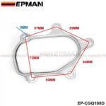 EPMAN 10PCS/Pack TB25 turbo T25 GT25 K14 turbocharger Turbo Turbine gasket EP-CGQ108D - Image 3