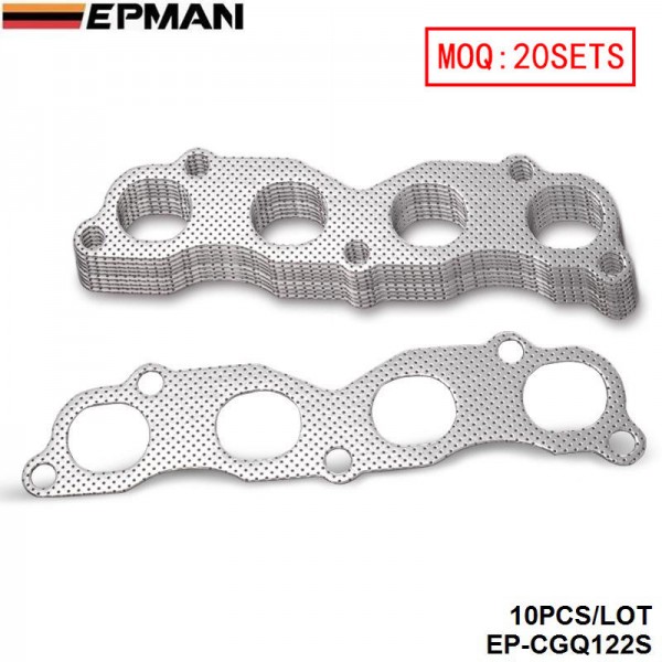 ep-cgq122s_1-1.jpg (MOQ:20 LOTS ) EPMAN 10PCS/LOT Performance Exhaust Gasket For Honda Civic Integra RSX K20A K20A2 K20Z4 EP-CGQ122S - Image 1