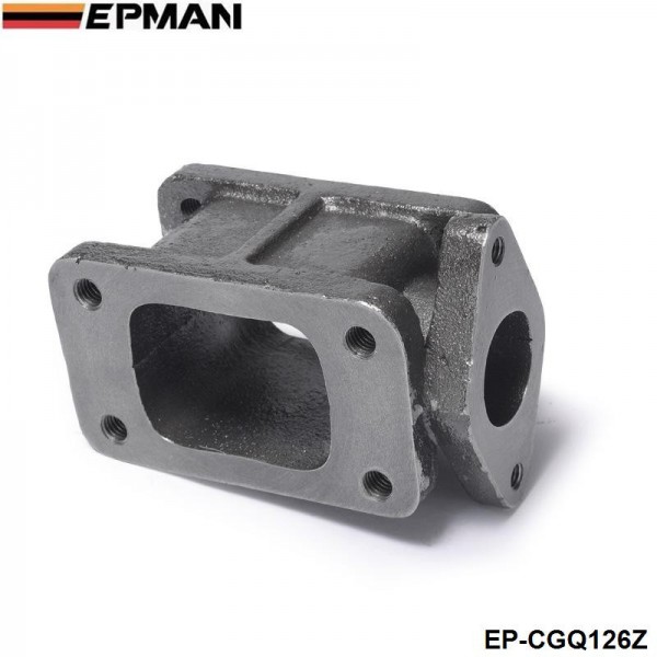 ep-cgq126z_2-1.jpg EPMAN - T3-T3 Cast Iron 304 Turbocharge Manifold Adaptor+38MM Wastegate Flange Outlet EP-CGQ126Z