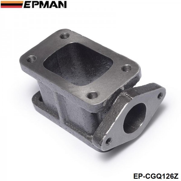 ep-cgq126z_6-1.jpg EPMAN - T3-T3 Cast Iron 304 Turbocharge Manifold Adaptor+38MM Wastegate Flange Outlet EP-CGQ126Z