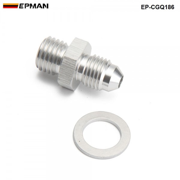 ep-cgq186_4-1.jpg EPMAN -Turbo Oil Feed Adapter kit M12x1.5mm / 1.5mm hole to -4AN For Volvo TD04H TD04HL EP-CGQ186