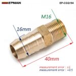 EPMAN - Brass Barb Fitting Coupler 5/8" Hose ID x 3/8" Male NPT Fuel Gas Water EP-CGQ194 - Image 3