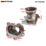 EPMAN -TD04 5 Bolt Turbo Downpipe Flange to 2.5" V Band Conversion Adaptor For Subaru EP-CGQ215Z - Image 6