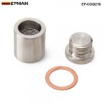 EPMAN -Racing Sport T304 1"Stainless Steel O2 / Oxygen Sensor Exhaust Bung (18mm x 1.5) W/plug EP-CGQ216 - Image 2