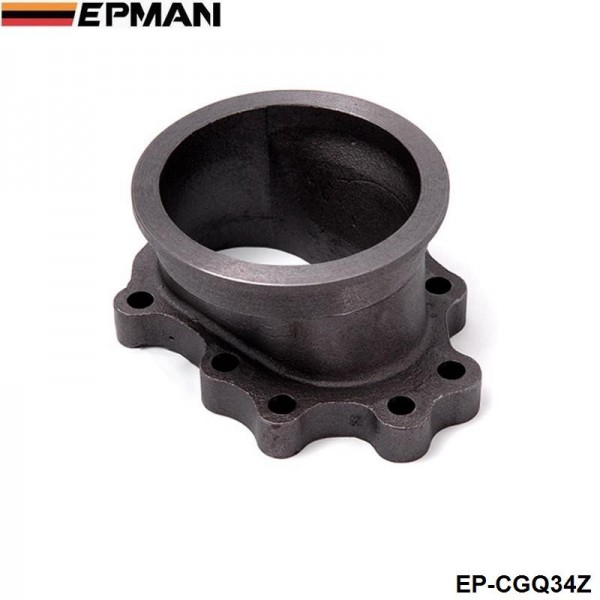 EPMAN T25 T28 GT25 GT28 8 Bolts to 3" V band Exhaust Manifold Converter Adaptor Flange EP-CGQ34Z
