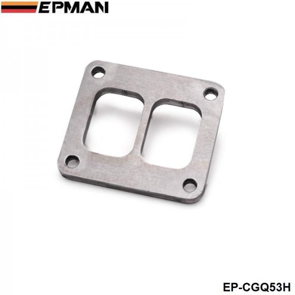 ep-cgq53h_2-1.jpg EPMAN 1/2" Thick T4/T04/GT45/GT40 Twin Scroll Turbo Turbine Inlet Weld Flange - Universal Stainless Steel Adapter for Audi, Honda, Nissan EP-CGQ53H