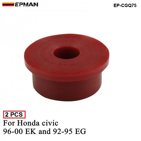 2PCS/SET Engine Swap Mount Bracket Bushing Inserts Kit Replacement Polyurethane Fit Honda civic 96-00 EK and 92-95 EG EP-CGQ75