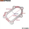 EPMAN 10PCS/PAK Aluminum Turbo to Downpipe Gasket For Toyota Celica GT4 MR2 CT26 3S-GTE EP-CGQ89S