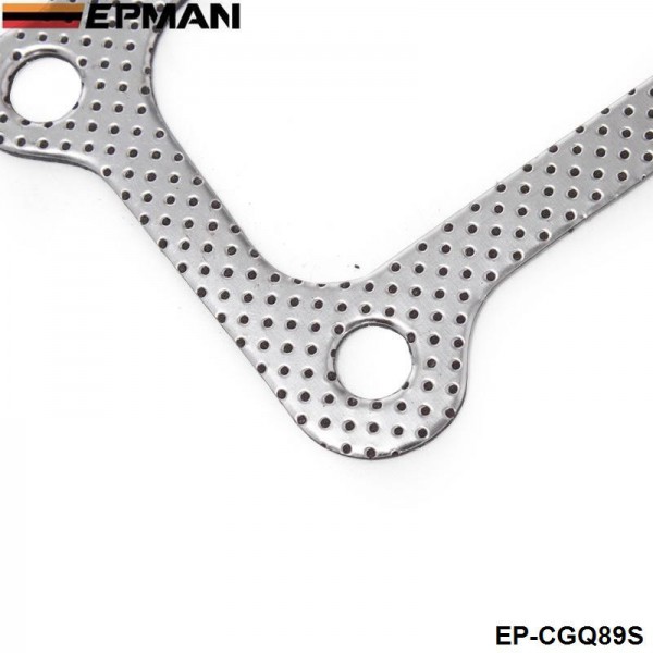 EPMAN 10PCS/PAK Aluminum Turbo to Downpipe Gasket For Toyota Celica GT4 MR2 CT26 3S-GTE EP-CGQ89S