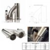 EPMAN Patented Product 2" / 2.25" / 2.5" / 3" Electric Exhaust Downpipe Cutout E-Cut Out Dual-Valve Controller Remote Kit EP-CUT007Y