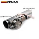 EPMAN 2.0"/2.25"/2.5"/2.75"/3.0"/3.5"/4.0" Exhaust Pipe Electric I Pipe Exhaust Electrical Cutout With Remote Control Valve EP-CUT01G - Image 3