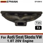 EPMAN Longitudinal T3/T25 Cast Iron Turbo Exhaust Manifold Header For VW VAG 1.8 1.8T 20V EP-EM10