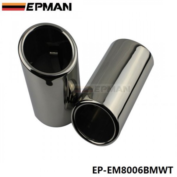 ep-em8006bmwt-1.jpg EPMAN Chrome 304 Stainless Steel Exhaust Muffler Tip For BMW 325i E90 F35 F30 EP-EM8006BMWT - Image 1