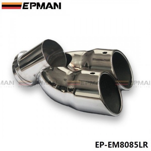 ep-em8085lr-1.jpg EPMAN Chrome Stainless Steel Exhaust Muffler Tip For Land Rover 07-13 Freelander2 diesel EP-EM8085LR