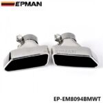 EPMAN Chrome 304 Stainless Steel Exhaust Muffler Tip For BMW 13-14 5-Class F18 F10 EP-EM8094BMWT