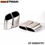 EPMAN Modified Car Vehicle Exhaust Tail Muffler Tip Stainless Steel Pipe For Porsche 14 Panamera TURBO EP-EM8097PC
