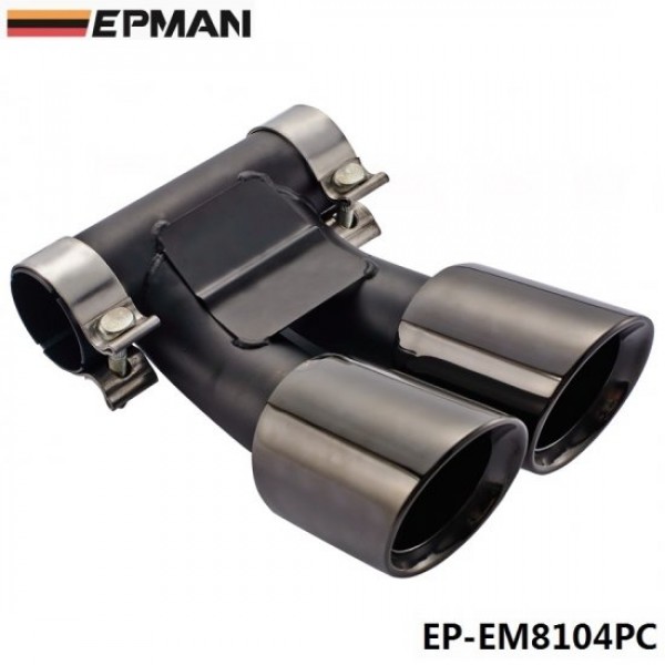 EPMAN 304 Stainless Steel Chrome Exhaust Muffler Tip For Porsche Cayman Boxster 987 08-14 EP-EM8104PC