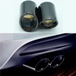 EPMAN -304SS Dual Exhaust Black Chrome Muffler Tips For BMW 5 Serice N20 engine EP-EM8124BMWT - Image 7