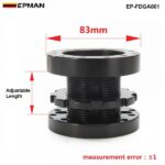 EPMAN Universal Steering Wheel Alloy Spacer Adjustable 40mm To 70mm EP-FDGA001 - Image 2