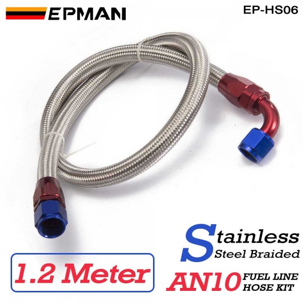 ep-hs02_ep-hs06_ep-hs07_ep-hs08_3603-1.jpg TANSKY AN10Stainless Steel Braided Line Fuel Hose Kit With Oil Hose Ending Fitting 10AN Straight & 90 degree