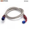 ep-hs04_1-1.jpg AN8-0A / AN8-90A Universal fuel / Oil hose Kit Stainless Steel Braided hose 1meter w/ fitting EP-HS04