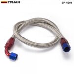 AN8-0A / AN8-90A Universal fuel / Oil hose Kit Stainless Steel Braided hose 1meter w/ fitting EP-HS04 - Image 2