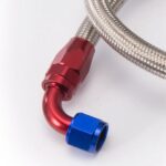 AN8-0A / AN8-90A Universal fuel / Oil hose Kit Stainless Steel Braided hose 1meter w/ fitting EP-HS04 - Image 3