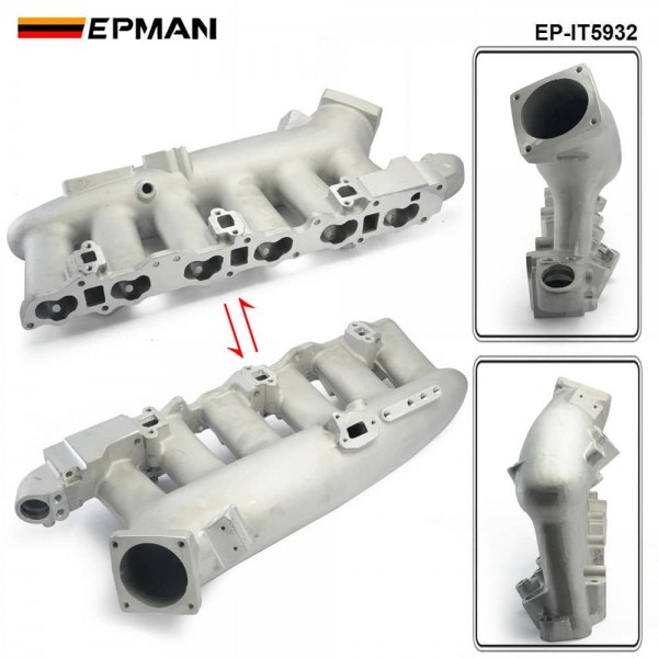 ep-it5932_2-1.jpg EPMAN Air Intake Manifold Cast Aluminum For Nissan RB25 ECR33 (Sandblasting Manifold ) EP-IT5932