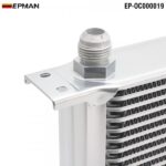 TANSKY Aluminium British Style Egine Transmission Oil Cooler AN8 / AN10 Fitting  7/9/10/13/16/19/25/28/30 Row - Image 4