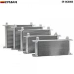 TANSKY Aluminium British Style Egine Transmission Oil Cooler AN8 / AN10 Fitting  7/9/10/13/16/19/25/28/30 Row - Image 5