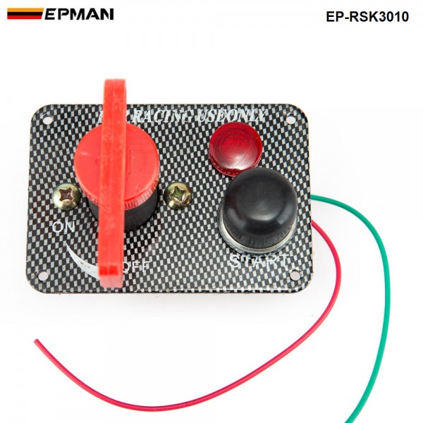 Racing Switch Kit Car Electronicl/Switch Panels-Flip-up Start/Ignition/Accessory EP-RSK3010