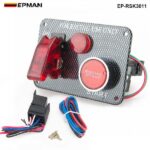 12V Red LED Racing Car Engine Start Push Button Ignition Switch Panel Toggle Hot EP-RSK3011