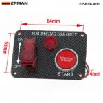 12V Red LED Racing Car Engine Start Push Button Ignition Switch Panel Toggle Hot EP-RSK3011 - Image 5
