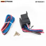 12V Red LED Racing Car Engine Start Push Button Ignition Switch Panel Toggle Hot EP-RSK3011 - Image 6