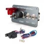 12V Ignition Switch Panel Engine Start Push Button LED Toggle  Switch for Racing Car EP-RSK3016 - Image 2