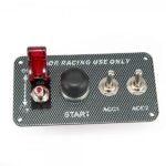 12V Ignition Switch Panel Engine Start Push Button LED Toggle  Switch for Racing Car EP-RSK3016 - Image 3