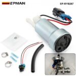 EPMAN Universal E85 Ethanol TIA485-2 / F90000267 450LPH Internal Fuel Pump plus Install kit EP-RYB267