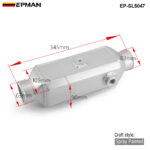 Tansky-Universal Light Weight Aluminum Bar and Plate Turbo Front-Mount Water to Air Intercooler EP-SL5047 - Image 3