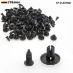 100PCS/Pack 8mm Car Universal Mixed Door Trunk Rack Bumper Expansion Screw Threaded Nail Plastic Interior Clip EP-SLK100D - Image 3