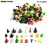 200PCS/Pack Universal Mixed Auto Fastener Car Bumper Clips Retainer Car Fastener Rivet Door Panel Fender Liner EP-SLK200H